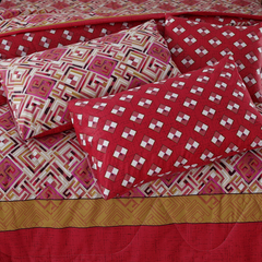 Poppyflower King Comferter Set 7-Pcs#03322