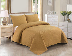 QUILTED BEDSHEET SET - 3 PCS - #BRS14