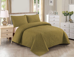 QUILTED BEDSHEET SET - 3 PCS - #BRS21