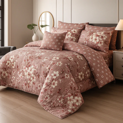 LOGIN 7-PCS KING SIZE COMFERTER SET CS#10GF