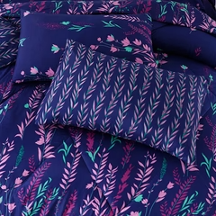 Holly Hocks 7-PCS KING SIZE COMFERTER SET CS#1160