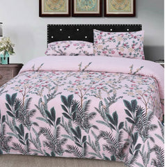 ROSEMARY PINKISH Bedsheet Set 3 Pcs BS#220 (Premium)