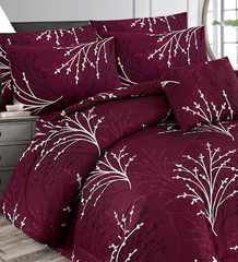 ASTER Flower 7-PCS KING SIZE COMFERTER SET CS#1198