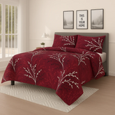 ASTER FLOWER Bedsheet Set 3 Pcs BS#126090 (Premium)