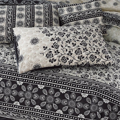 BLACK STORM 7-PCS KING SIZE COMFERTER SET CS#159