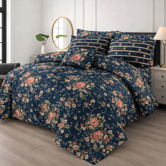 BLUEED 7-PCS KING SIZE COMFERTER SET CS#559