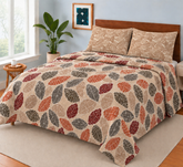 LIGHT LEAFSAKIN BEAUTY KING SIZE BEDSHEET 3 PCS SL# 16 (Premium)