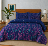 HOLLY HOCKS Bedsheet Set 3 Pcs BS#12099 (Premium)