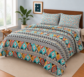 ZIB MULTI KING SIZE BEDSHEET 3 PCS SL# 20 (Premium)