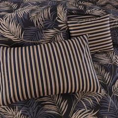 Plam Leaves Comferter Set 6-Pcs CS#0177