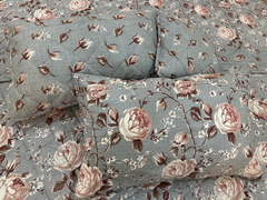 WHITE TULIP  7-PCS  KING SIZE COMFERTER SET  CS#14356