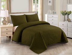 QUILTED BEDSHEET SET - 3 PCS - #BRS15