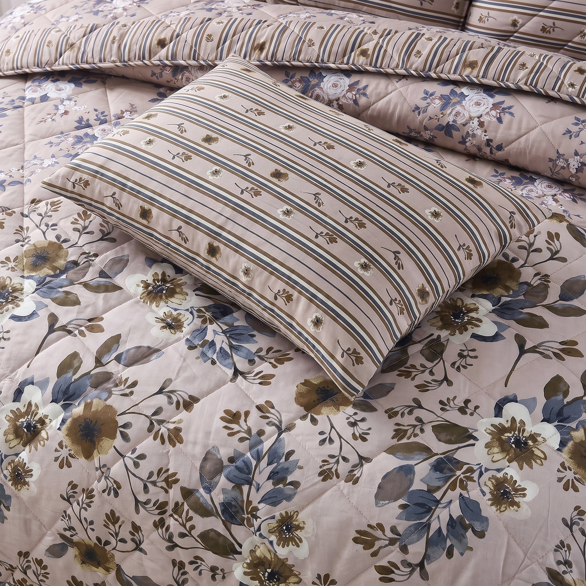 ROSE PONEY    Bedsheet Set 3 Pcs BS#167600 (Premium)