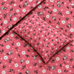 LIGHTNESS PINK FALORI   KING SIZE BEDSHEET 3 PCS  SL# 17 (Premium)