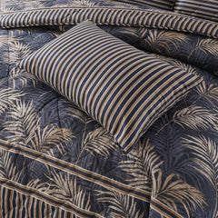 Plam Leaves  Bedsheet Set 3 Pcs BS#1201 (Premium)