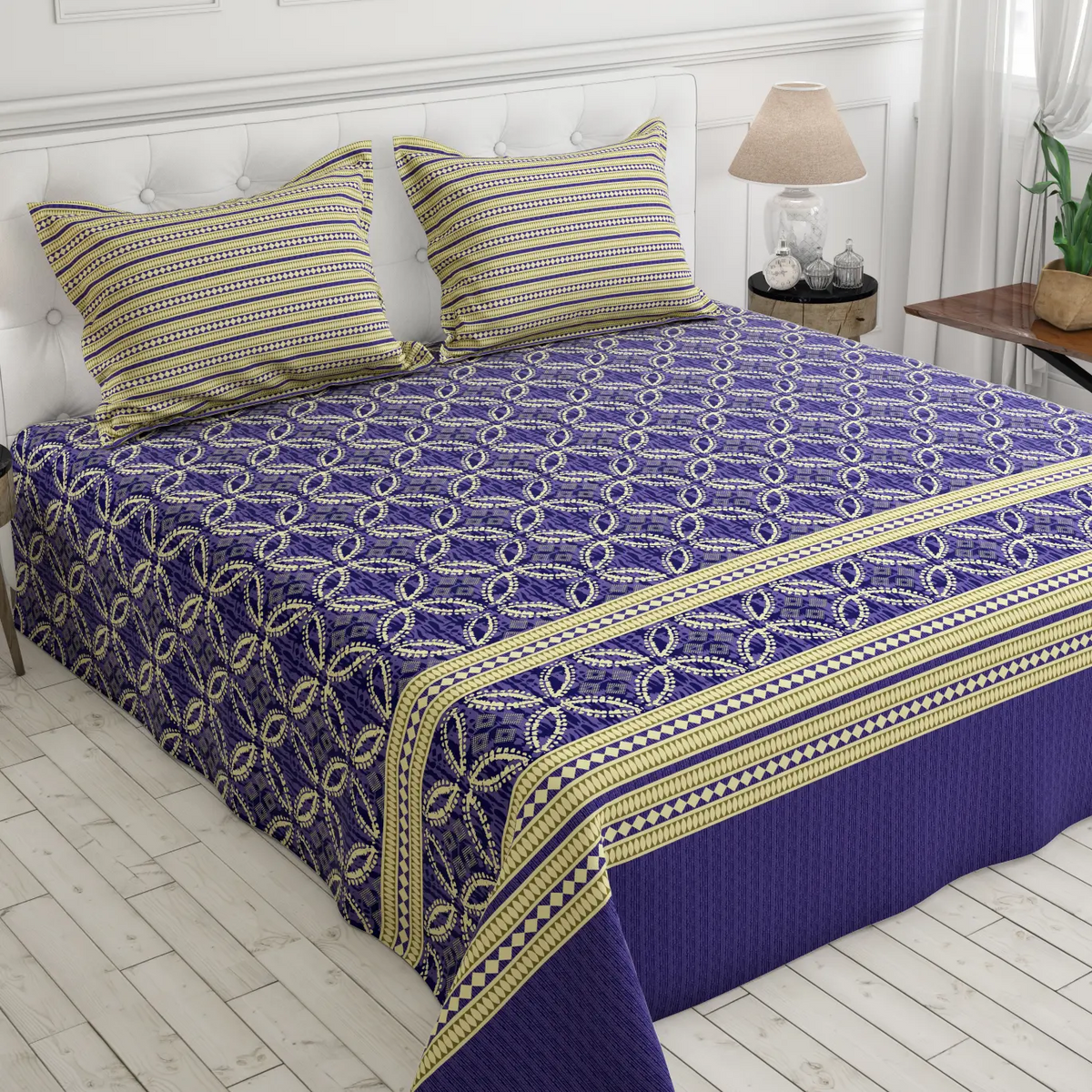 Bluevase Bedsheet Set 3 Pcs BS#12 (Primium)