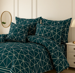 GOLD LINE  7-PCS  KING SIZE COMFERTER SET  CS#100