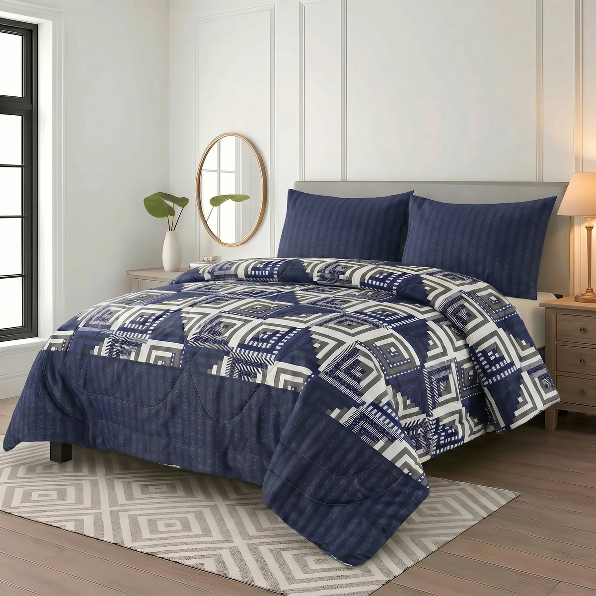 Elictic  Bedsheet Set 3 Pcs BS#170 (Premium)