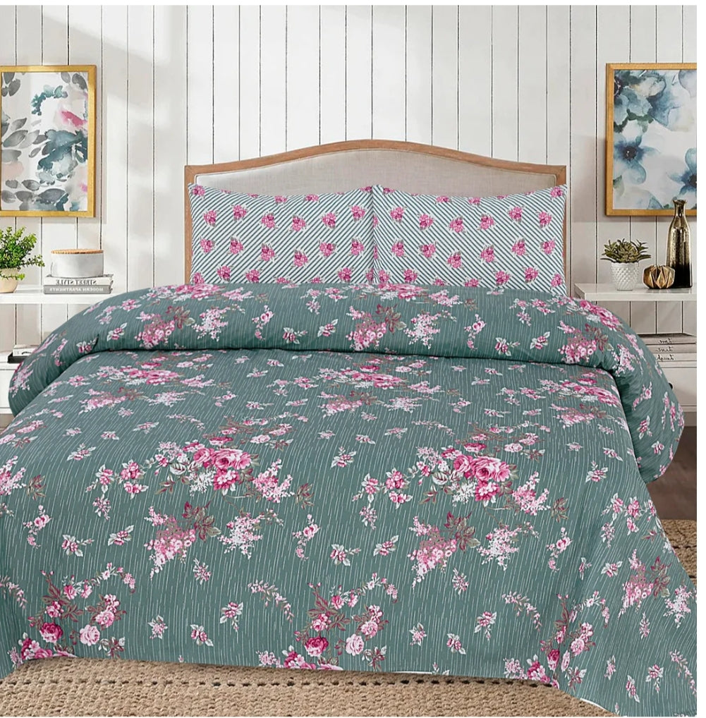 LIGHTDAISY  Bedsheet Set 3 Pcs BS#1108 (Premium)
