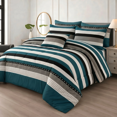 BLOOM LINE   7-PCS  KING SIZE COMFERTER SET  CS#444440