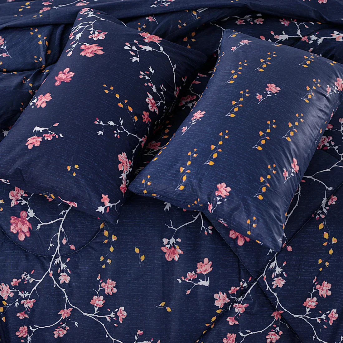 DAY LILY  Bedsheet Set 3 Pcs BS#1209045 (Premium)