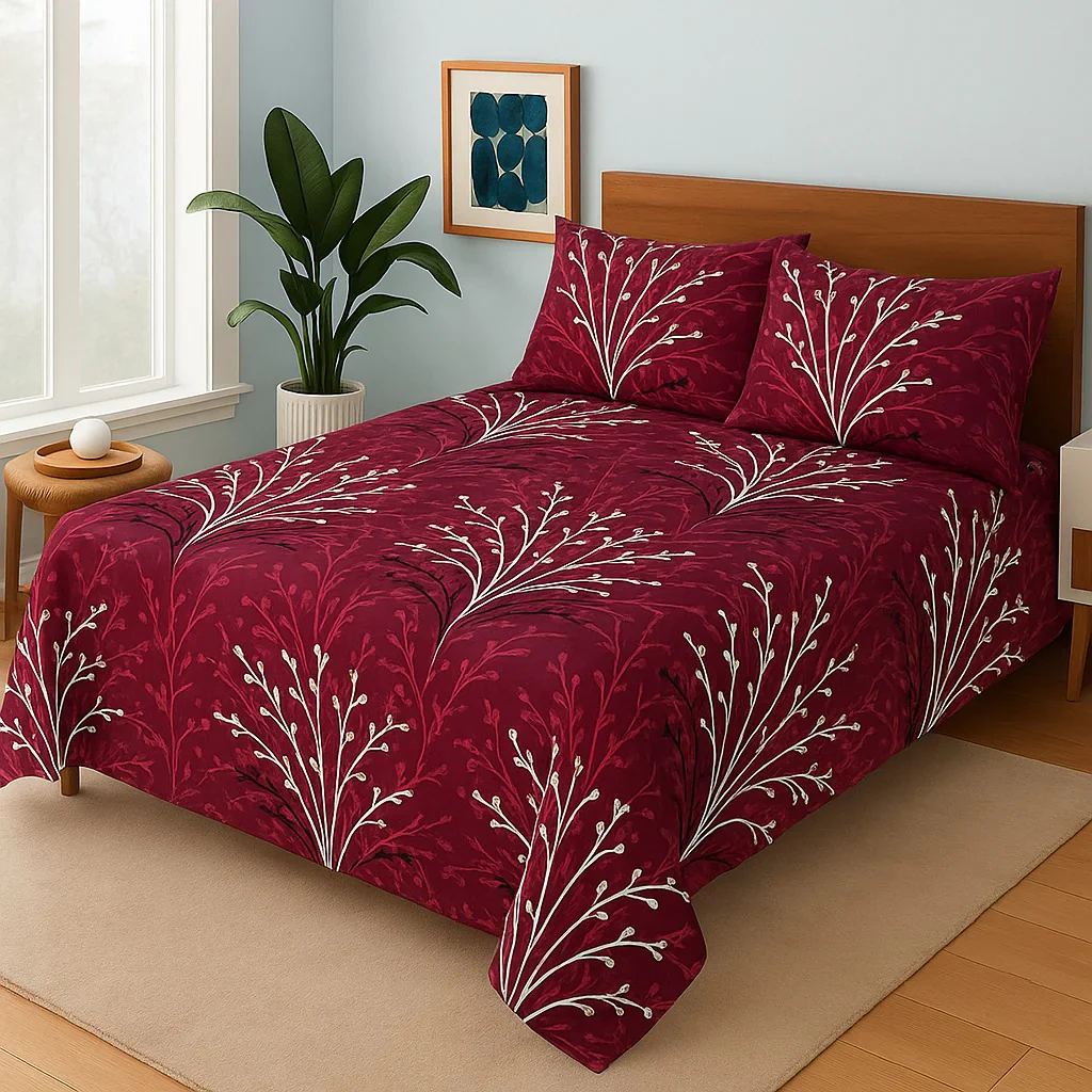MORGAN  Bedsheet Set 3 Pcs BS#11234 (Premium)