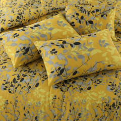 Yellow Beauty Bedsheet Set 3 Pcs BS#115 (Premium)