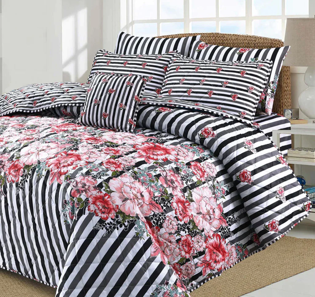 DECORE  7-PCS  KING SIZE COMFERTER SET  CS#9879