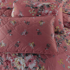 Pink Flower Comferter Set 7-Pcs CS#018