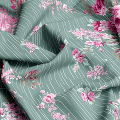 WATER LILY  Bedsheet Set 3 Pcs BS#321 (Premium)