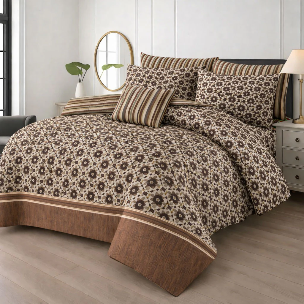 COMFERY  7-PCS  KING SIZE COMFERTER SET  CS#661