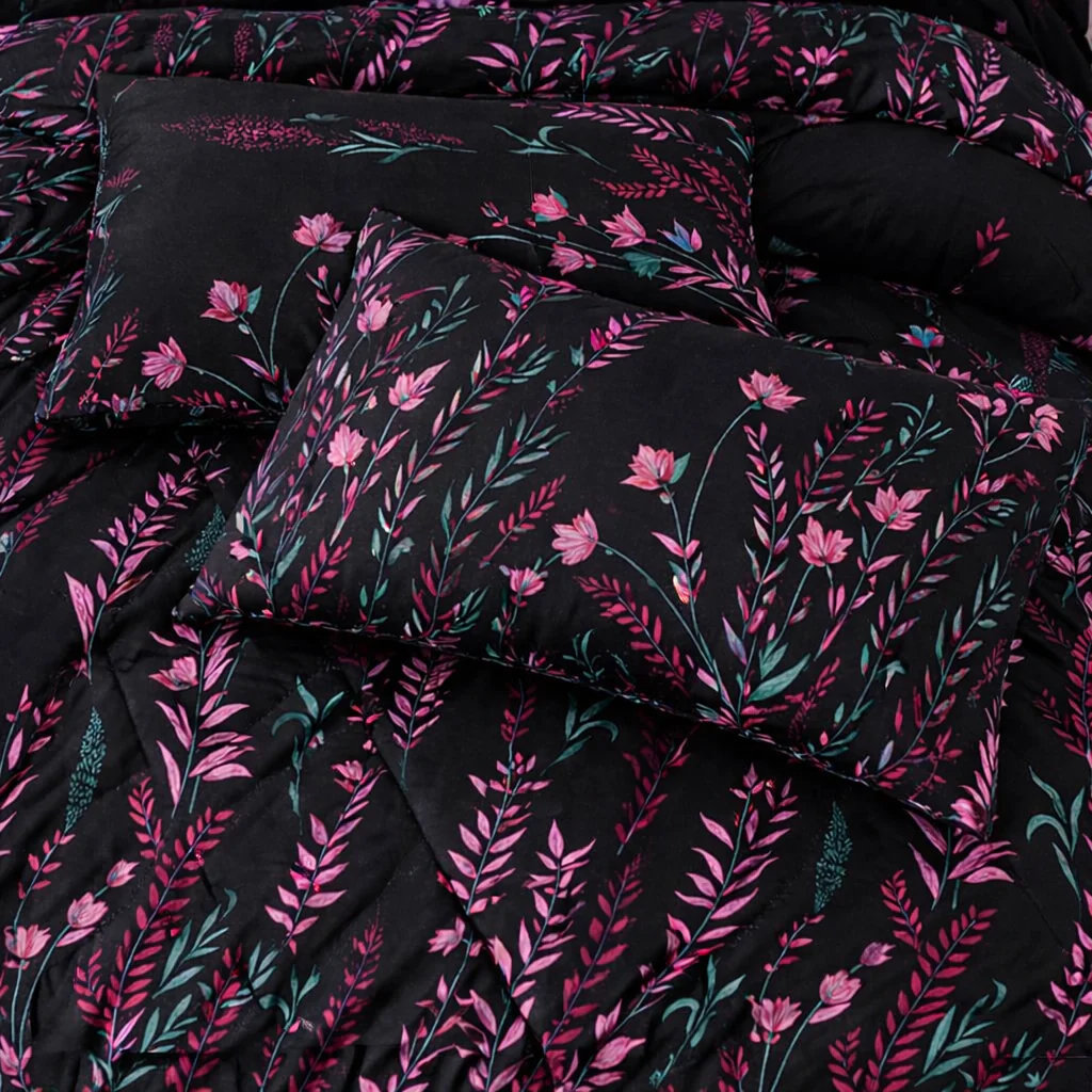 Black Hocks  7-PCS  KING SIZE COMFERTER SET  CS#590