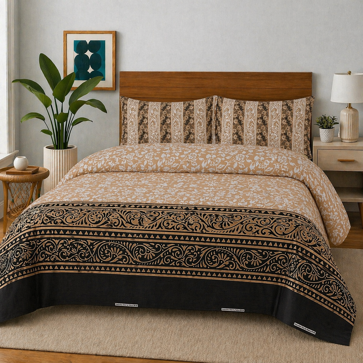 COSMOS  Bedsheet Set 3 Pcs BS#11234 (Premium)
