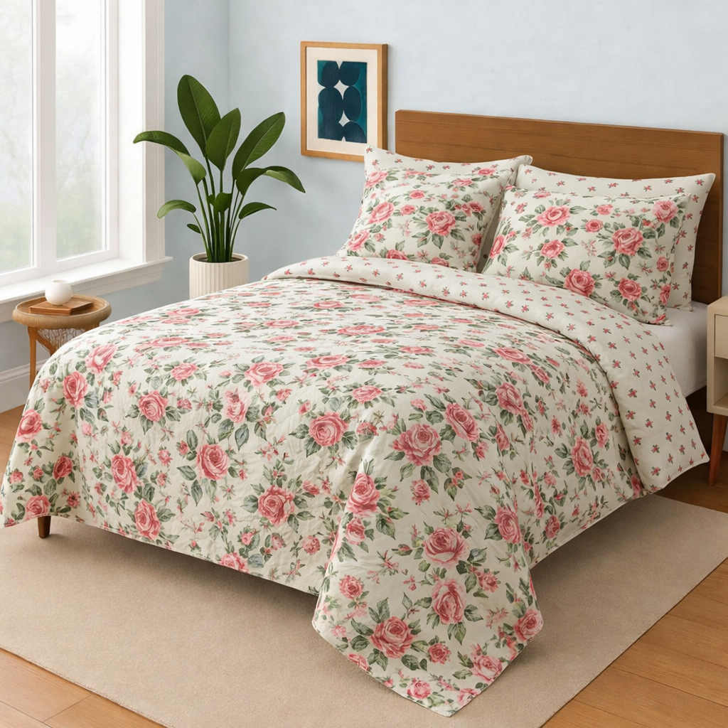 FALORAL   Bedsheet Set 3 Pcs BS#126090 (Premium)